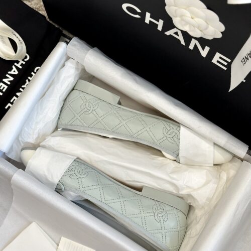 High Quality Luxury Chanel New Ballet Shoes – Style 24198 alternate view