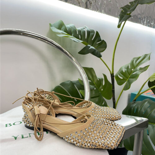 High Quality Luxury Bottega Veneta New Mesh Diamond Roman Series Sandals product detail