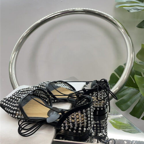 High Quality Luxury Bottega Veneta New Mesh Diamond Roman Series Sandals – Style 70438 product detail