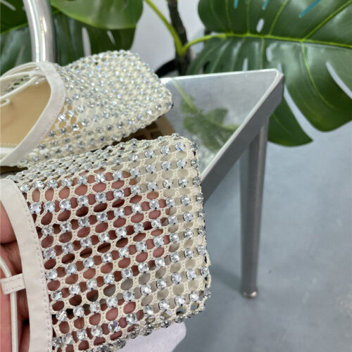 High Quality Luxury Bottega Veneta New Mesh Diamond Roman Series Sandals – Style 39366 product detail