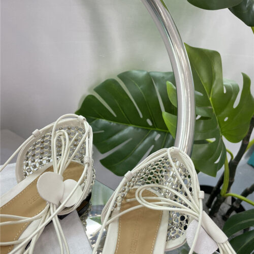 High Quality Luxury Bottega Veneta New Mesh Diamond Roman Series Sandals – Style 39366 product detail