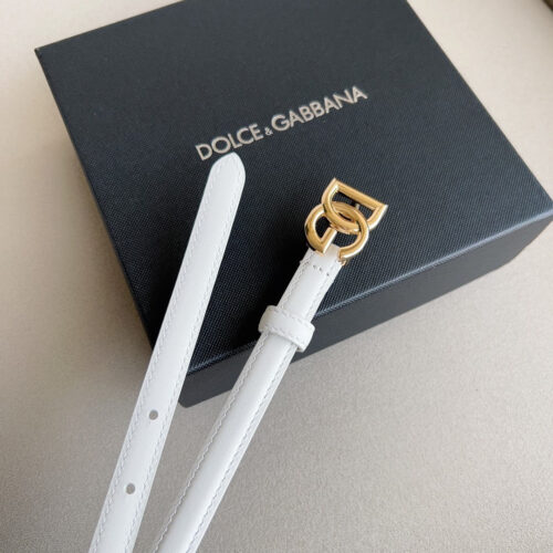 High Quality Luxury Dolce  Gabbana DG Antique Gold Gancini Buckle Belt product detail