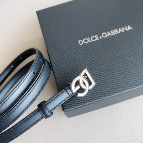 High Quality Luxury Dolce  Gabbana DG Antique Gold Gancini Buckle Belt – Style 40829 product detail