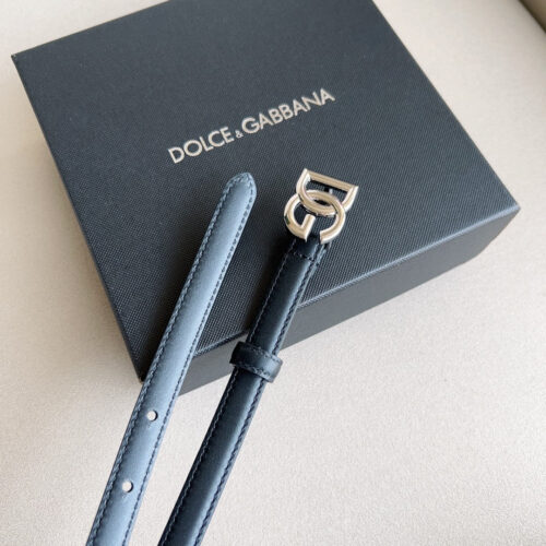 High Quality Luxury Dolce  Gabbana DG Antique Gold Gancini Buckle Belt – Style 40829 product detail