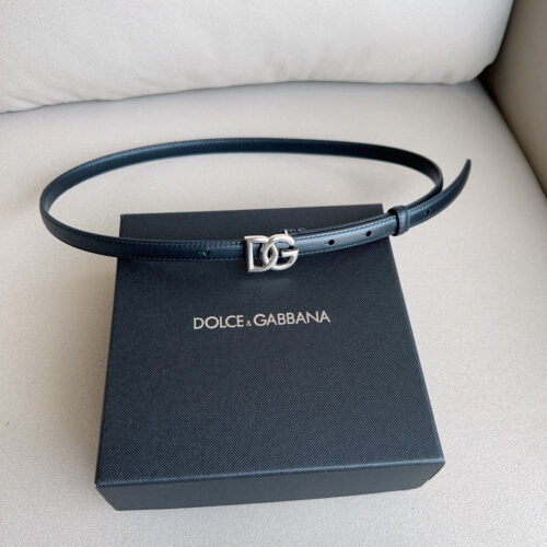 High Quality Luxury Dolce  Gabbana DG Antique Gold Gancini Buckle Belt – Style 40829