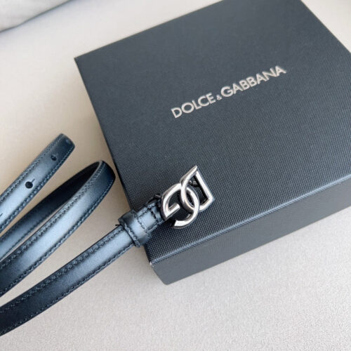 High Quality Luxury Dolce  Gabbana DG Antique Gold Gancini Buckle Belt – Style 40829 product detail