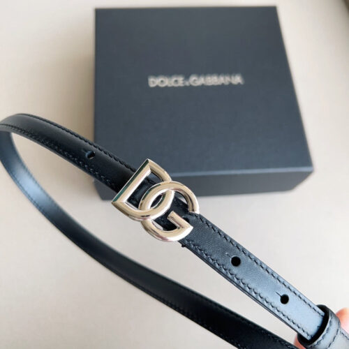 High Quality Luxury Dolce  Gabbana DG Antique Gold Gancini Buckle Belt – Style 40829 product detail