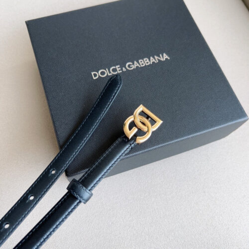 High Quality Luxury Dolce  Gabbana DG Antique Gold Gancini Buckle Belt – Style 83398 product detail