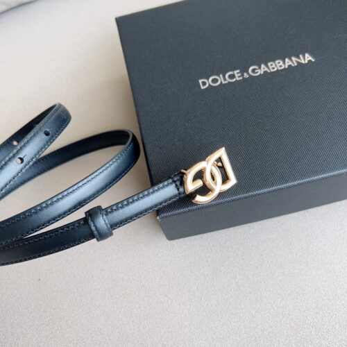 High Quality Luxury Dolce  Gabbana DG Antique Gold Gancini Buckle Belt – Style 83398 product detail