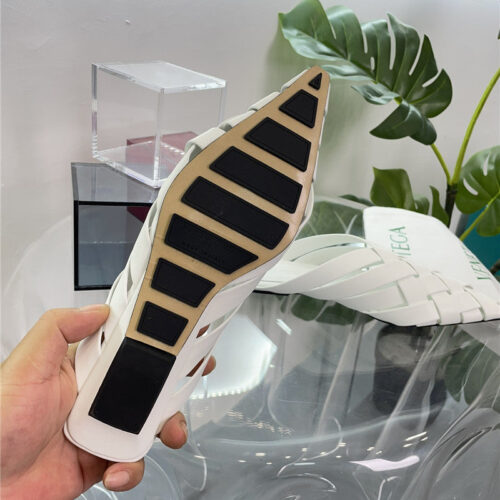 High Quality Luxury Bottega Veneta Square Toe Flat Woven Slides – Style 72006 product detail