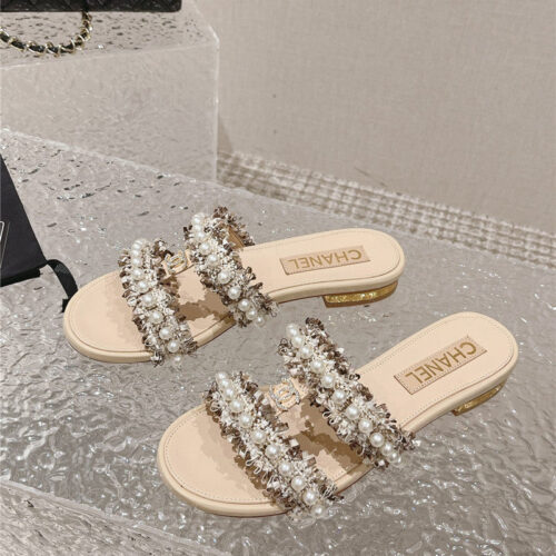 High Quality Luxury Chanel Hot Style Double C Sandals And Slippers – Style 97030