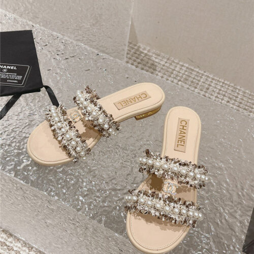 High Quality Luxury Chanel Hot Style Double C Sandals And Slippers – Style 97030 alternate view
