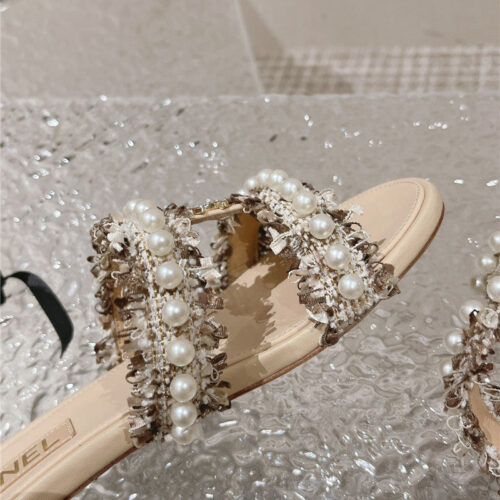 High Quality Luxury Chanel Hot Style Double C Sandals And Slippers – Style 97030 product detail