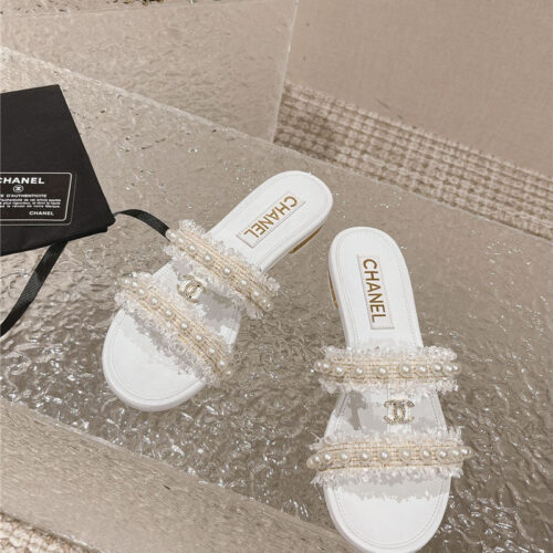 High Quality Luxury Chanel Hot Style Double C Sandals And Slippers product detail