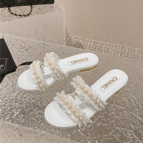 High Quality Luxury Chanel Hot Style Double C Sandals And Slippers
