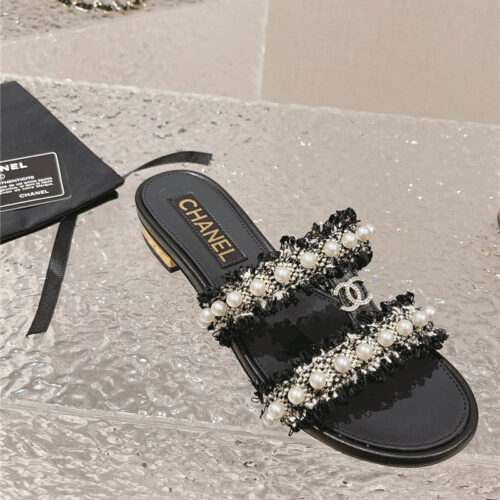 High Quality Luxury Chanel Hot Style Double C Sandals And Slippers – Style 00422 product detail
