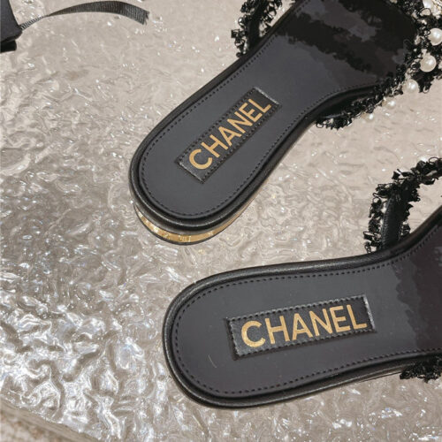 High Quality Luxury Chanel Hot Style Double C Sandals And Slippers – Style 00422 product detail