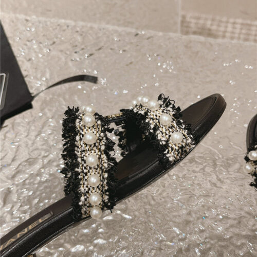 High Quality Luxury Chanel Hot Style Double C Sandals And Slippers – Style 00422 product detail