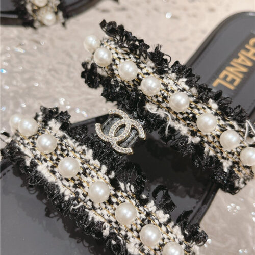 High Quality Luxury Chanel Hot Style Double C Sandals And Slippers – Style 00422 product detail