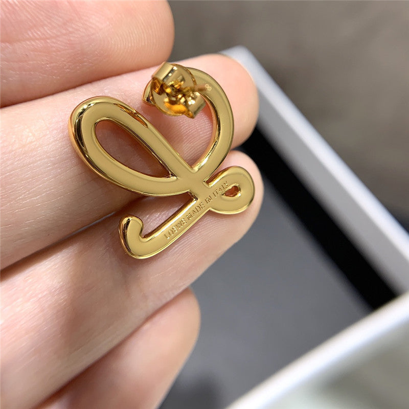 High Quality Luxury Loewe Classic Fashionable Logo Earrings product detail
