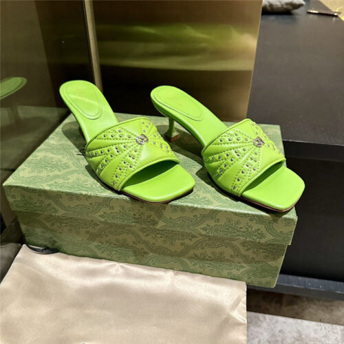High Quality Luxury Gucci High Heel Fish Mouth Sandals And Slippers – Style 25747 alternate view