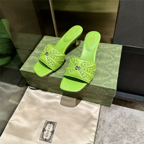 High Quality Luxury Gucci High Heel Fish Mouth Sandals And Slippers – Style 25747 product detail