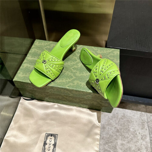 High Quality Luxury Gucci High Heel Fish Mouth Sandals And Slippers – Style 25747 product detail