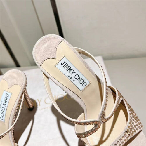 High Quality Luxury Jimmy Choo Hot Diamond Series High-Heeled Sandals product detail
