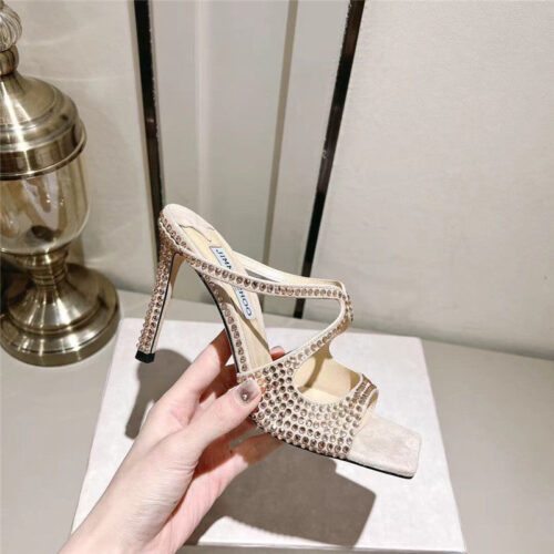High Quality Luxury Jimmy Choo Hot Diamond Series High-Heeled Sandals alternate view