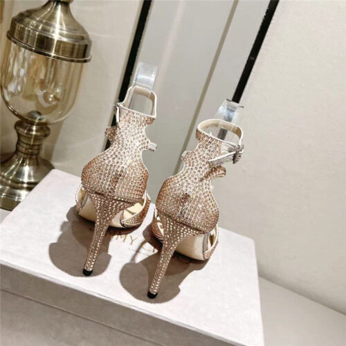 High Quality Luxury Jimmy Choo Hot Diamond Series High-Heeled Sandals – Style 60823 product detail