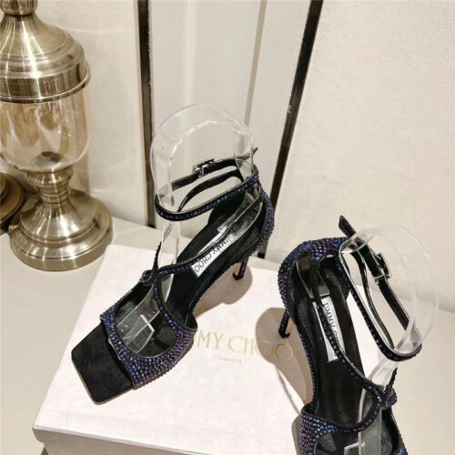 High Quality Luxury Jimmy Choo Hot Diamond Series High-Heeled Sandals – Style 00375 product detail