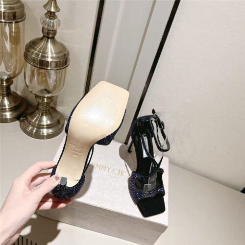 High Quality Luxury Jimmy Choo Hot Diamond Series High-Heeled Sandals – Style 00375 product detail