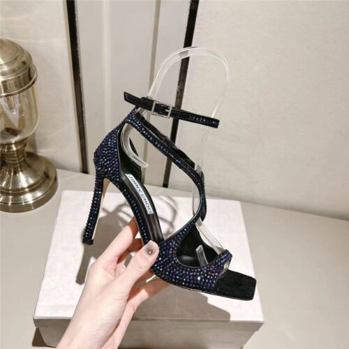 High Quality Luxury Jimmy Choo Hot Diamond Series High-Heeled Sandals – Style 00375 product detail