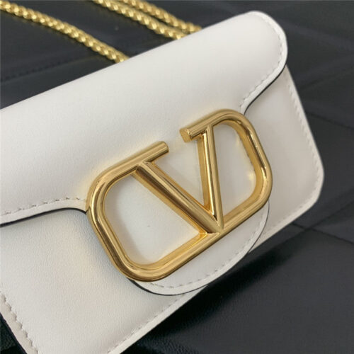 High Quality Luxury Valentino V Logo Leather Bag – Style 03868 product detail