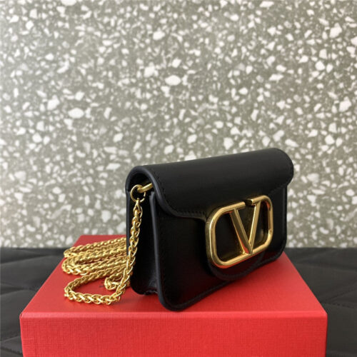 High Quality Luxury Valentino V Logo Leather Bag product detail