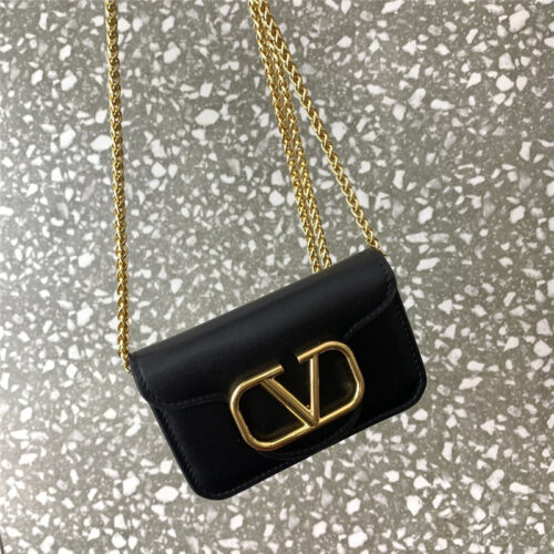 High Quality Luxury Valentino V Logo Leather Bag product detail