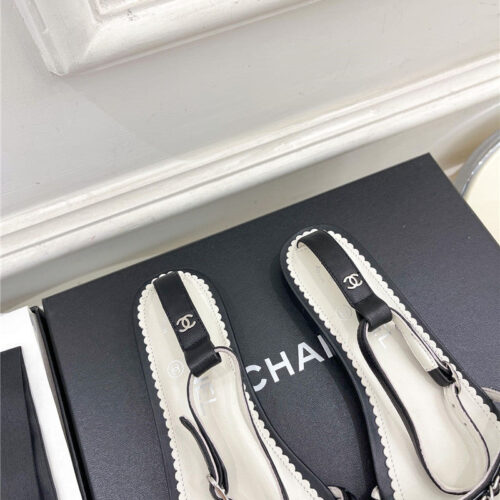 High Quality Luxury Chanel Counter Catwalk Style Chain Sandals – Style 61094 product detail
