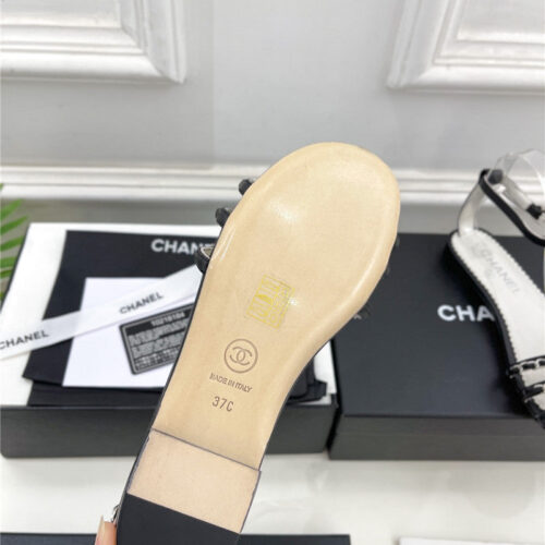 High Quality Luxury Chanel Counter Catwalk Style Chain Sandals – Style 61094 product detail