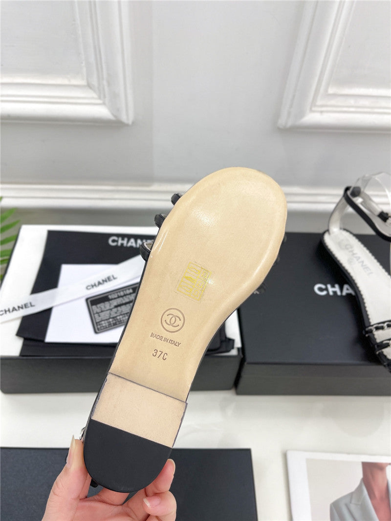 High Quality Luxury Chanel Counter Catwalk Style Chain Sandals – Style 61094 product detail