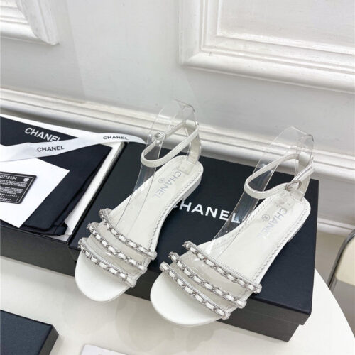 High Quality Luxury Chanel Counter Catwalk Style Chain Sandals – Style 26630 alternate view