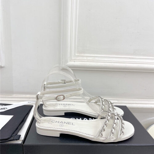 High Quality Luxury Chanel Counter Catwalk Style Chain Sandals – Style 26630 product detail