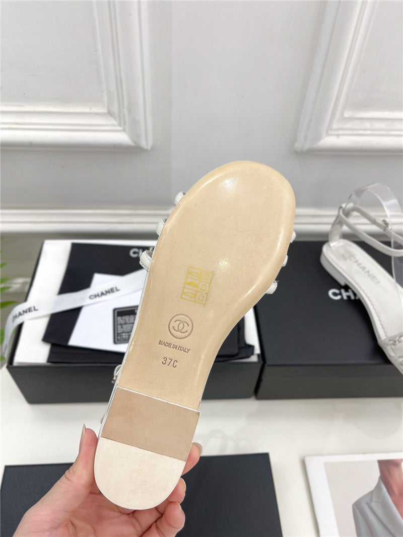 High Quality Luxury Chanel Counter Catwalk Style Chain Sandals – Style 26630 product detail