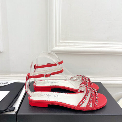 High Quality Luxury Chanel Counter Catwalk Style Chain Sandals – Style 57702 product detail