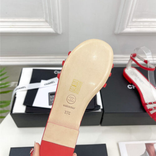 High Quality Luxury Chanel Counter Catwalk Style Chain Sandals – Style 57702 product detail