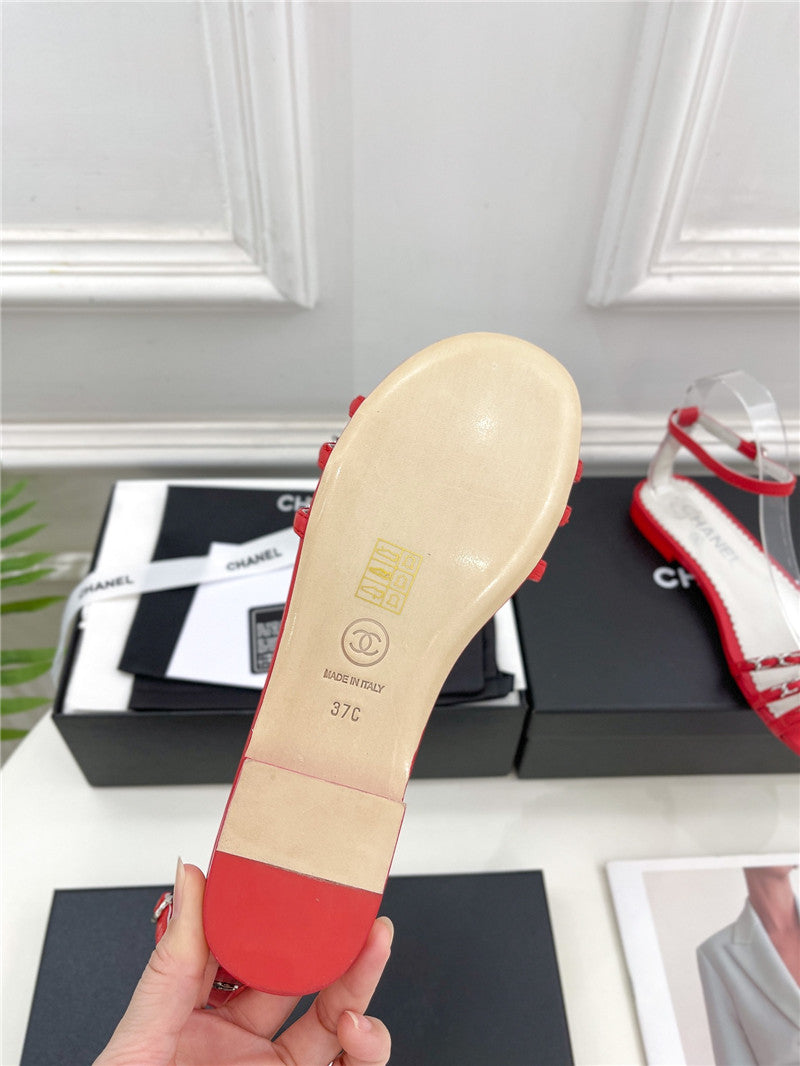 High Quality Luxury Chanel Counter Catwalk Style Chain Sandals – Style 57702 product detail