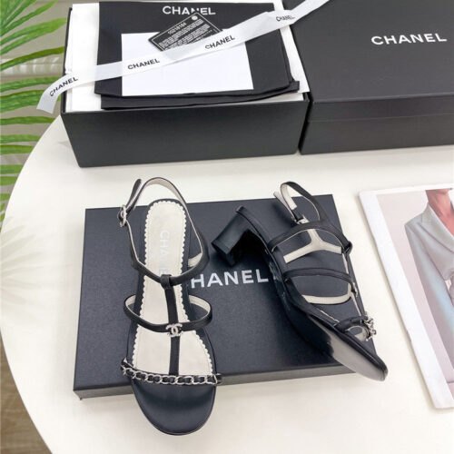 High Quality Luxury Chanel Counter Catwalk Style Chain Sandals product detail
