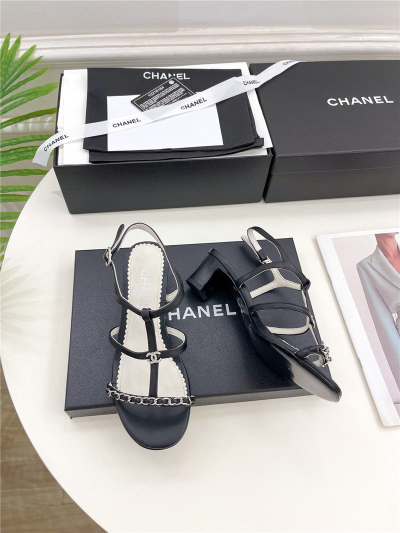 High Quality Luxury Chanel Counter Catwalk Style Chain Sandals product detail