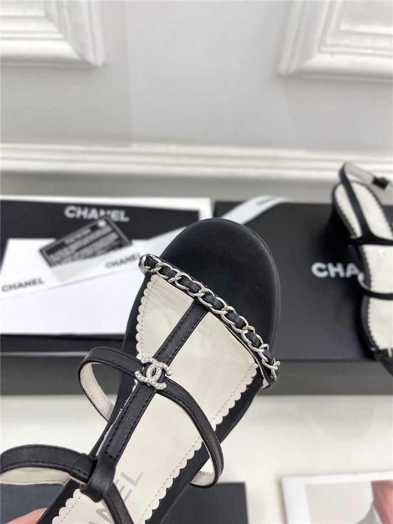 High Quality Luxury Chanel Counter Catwalk Style Chain Sandals product detail