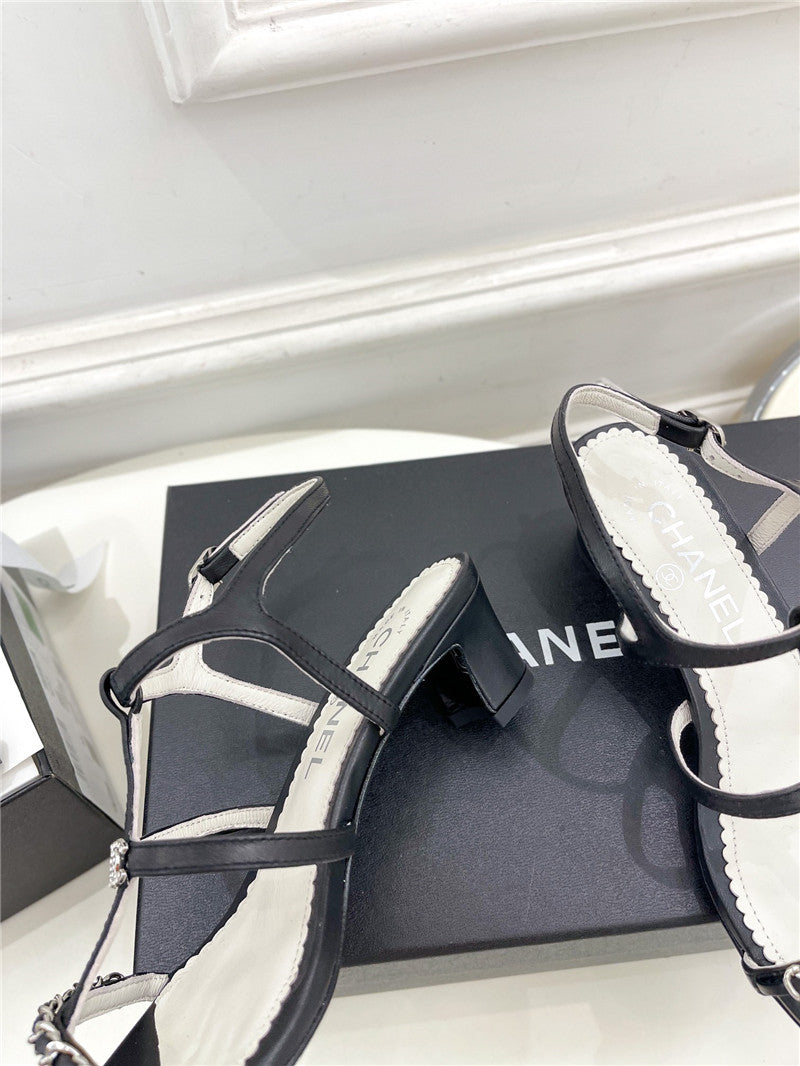 High Quality Luxury Chanel Counter Catwalk Style Chain Sandals product detail