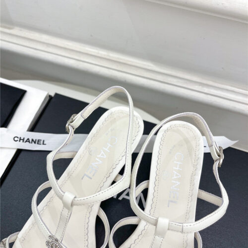 High Quality Luxury Chanel Counter Catwalk Style Chain Sandals – Style 30022 product detail